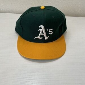Vintage MLB Baseball‎ New Era Pro Model Oakland A's Athletics Wool Fitted Hat